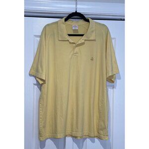 Brooks Brothers Mens Cotton Polo Size‎ XXL Butter Yellow Classic Preppy Everyday